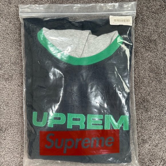 Supreme Hooded Waffle Ringer - Picture 3 of 7